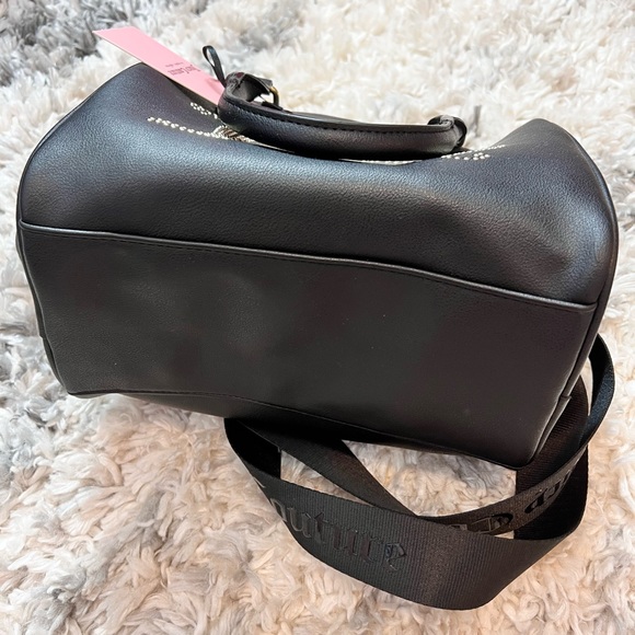 Juicy Couture Obsession Black Rhinestones Satchel NWT - Picture 7 of 8